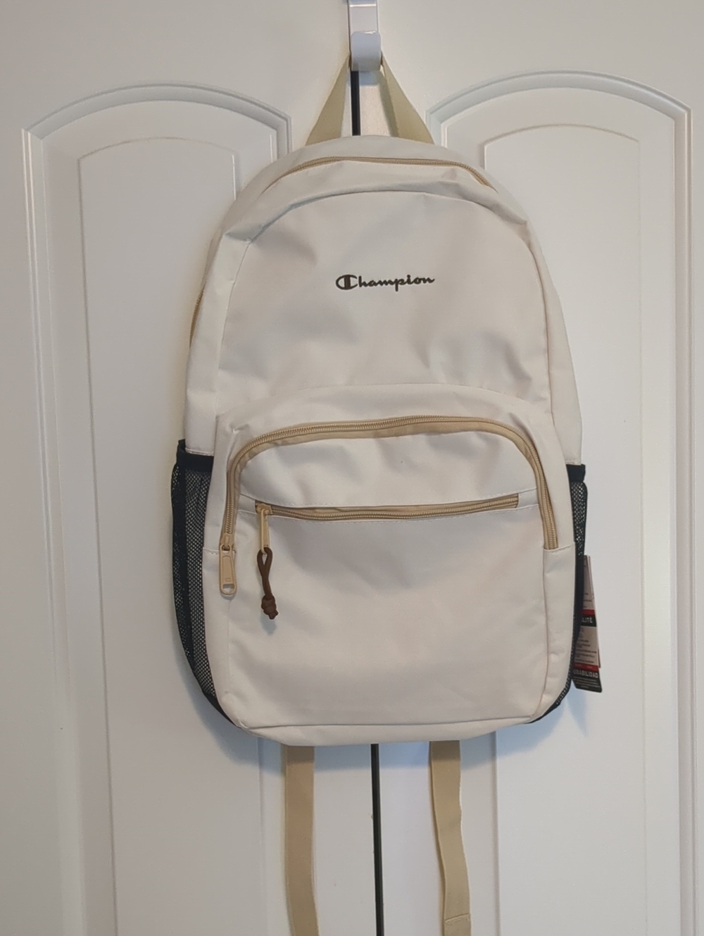 Champion Cream and Brown Everyday Backpack
